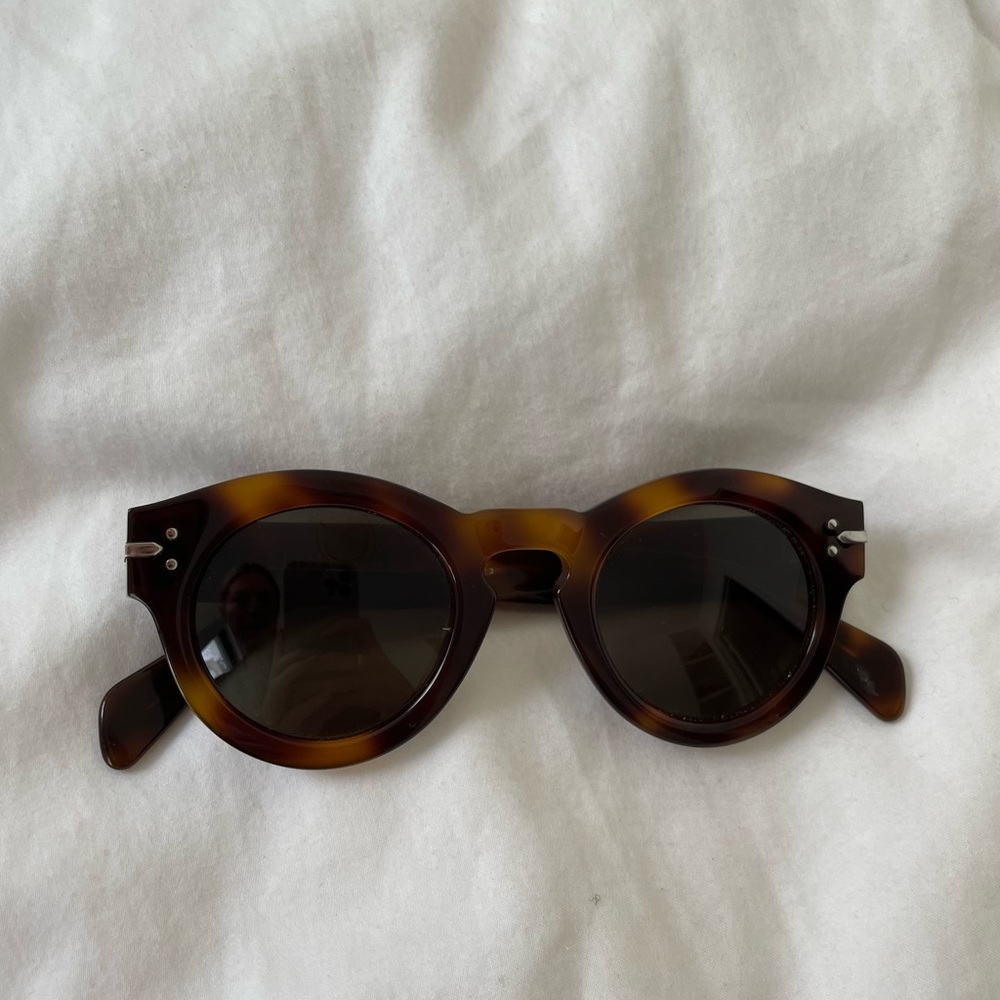 Celine round tortoise sunglasses